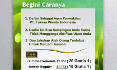 gratis umroh bekasi takasa